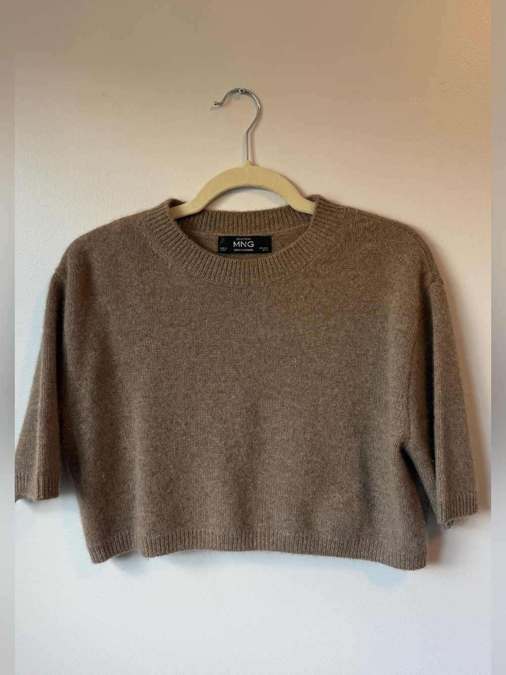 Cashmere mango knit tshirt